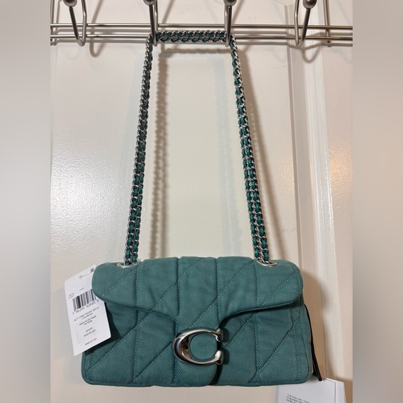 💎 Coach Quilted Denim Tabby 20 - Stunning "Ivy" Wash NWT - Picture 3 of 16